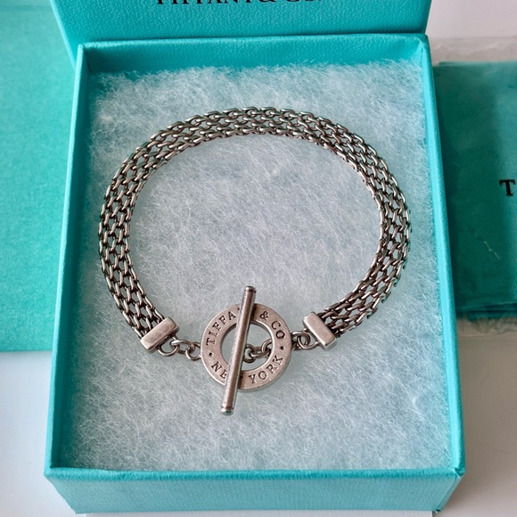 Tiffany & Co. Jewelry - Tiffany & Co. Somerset Toggle Bracelet
Sterling Silver 925. Size 7"